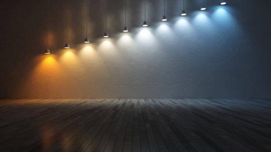 Dónde poner luces led en la habitación: diferentes grados de calidez.